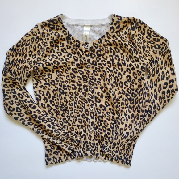 2/$20 CHEROKEE Girls Size 6 Leopard/Denim Outfit - Picture 2 of 8